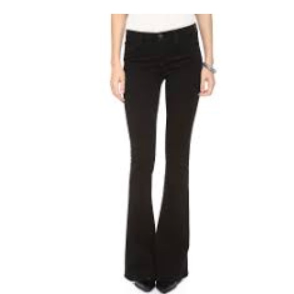 J Brand Jeans X Long J Brand Martini Skinny Flare Jeans Shadow